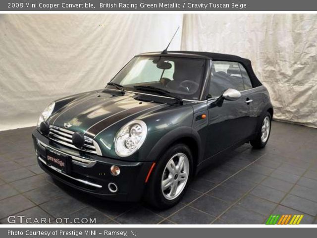 2008 Mini Cooper Convertible in British Racing Green Metallic