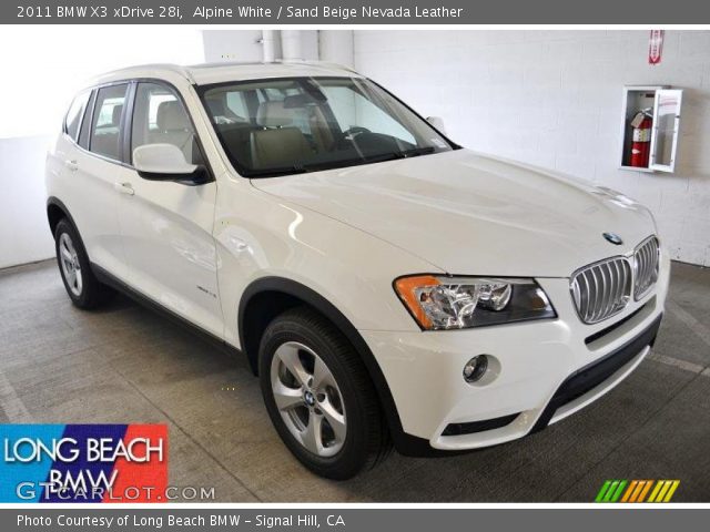 2011 BMW X3 xDrive 28i in Alpine White