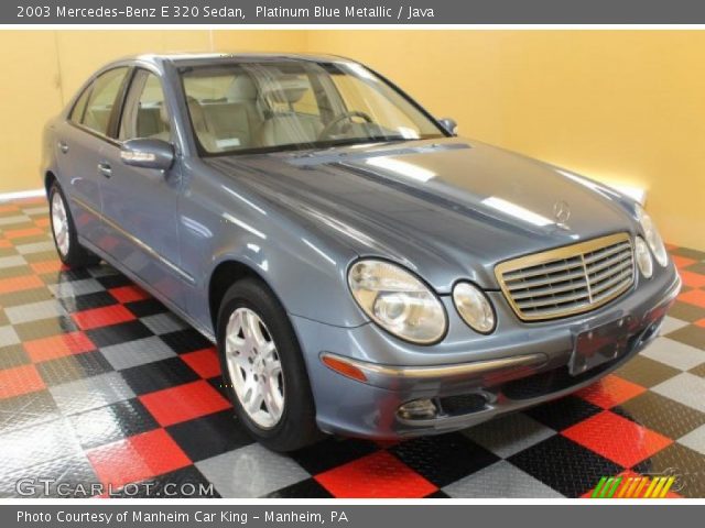 2003 Mercedes-Benz E 320 Sedan in Platinum Blue Metallic