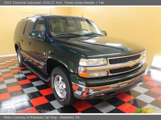 2002 Chevrolet Suburban 1500 LT 4x4 in Forest Green Metallic