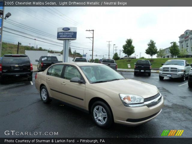 2005 Chevrolet Malibu Sedan in Light Driftwood Metallic