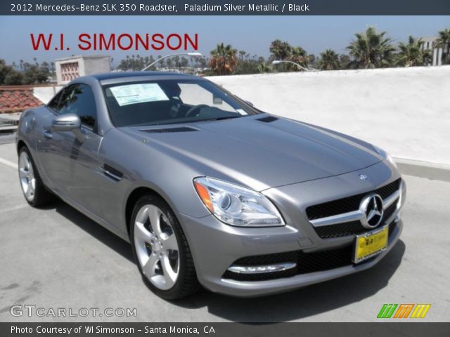 2012 Mercedes-Benz SLK 350 Roadster in Paladium Silver Metallic