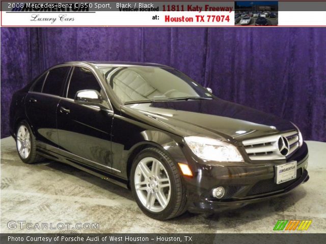 2008 Mercedes-Benz C 350 Sport in Black