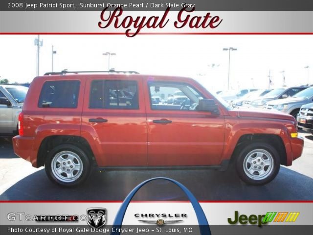 2008 Jeep Patriot Sport in Sunburst Orange Pearl