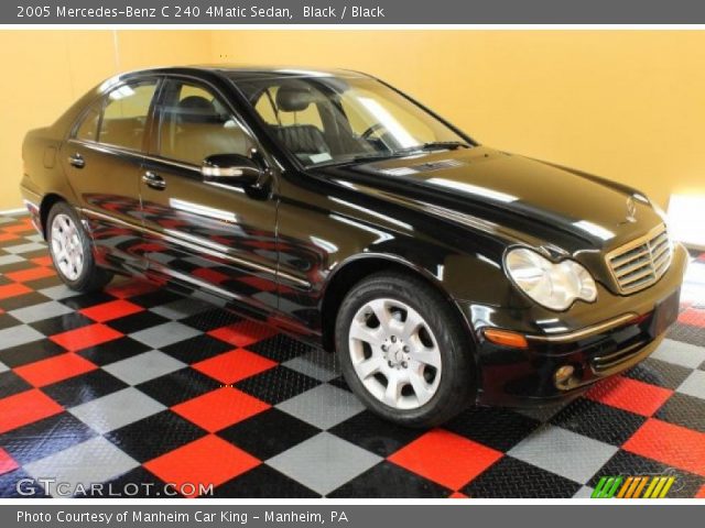 2005 Mercedes-Benz C 240 4Matic Sedan in Black