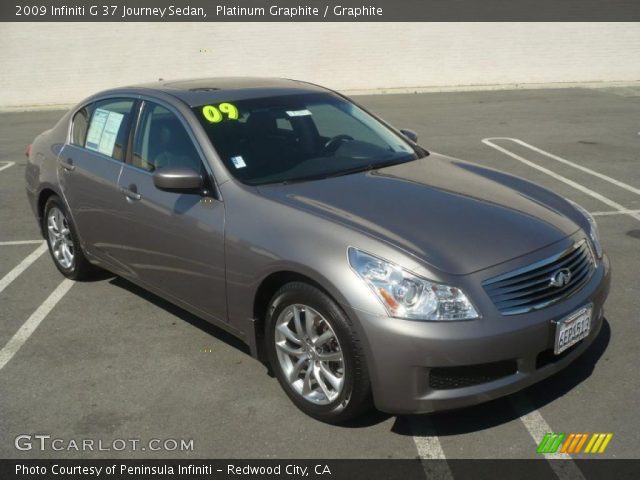 2009 Infiniti G 37 Journey Sedan in Platinum Graphite
