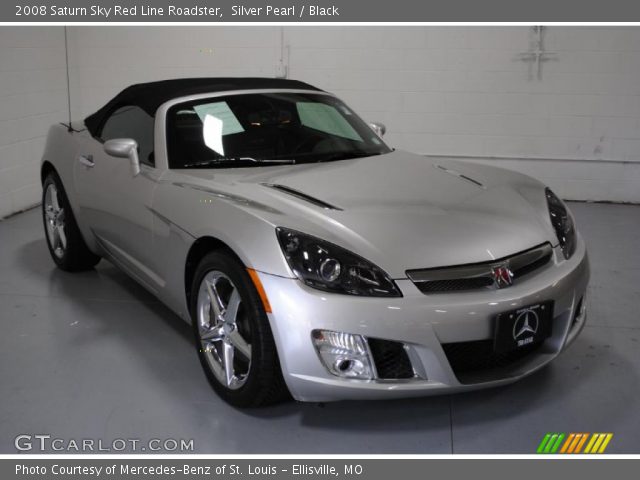 2008 Saturn Sky Red Line Roadster in Silver Pearl