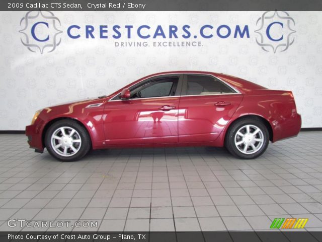 2009 Cadillac CTS Sedan in Crystal Red