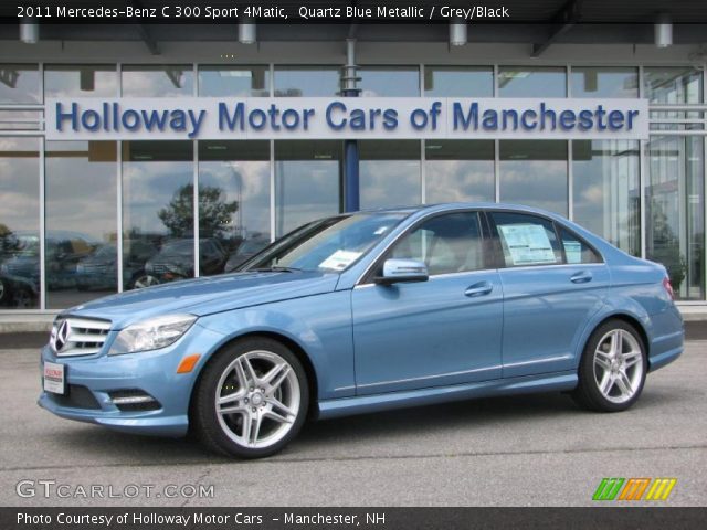 2011 Mercedes-Benz C 300 Sport 4Matic in Quartz Blue Metallic