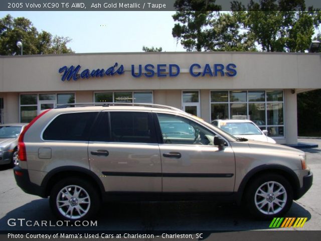 2005 Volvo XC90 T6 AWD in Ash Gold Metallic