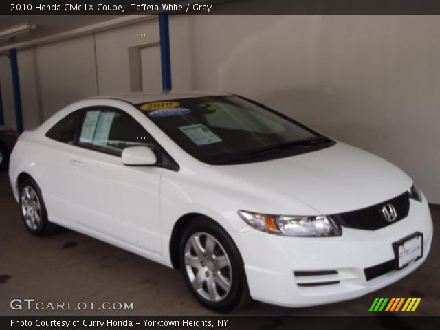 2010 Honda Civic LX Coupe in Taffeta White