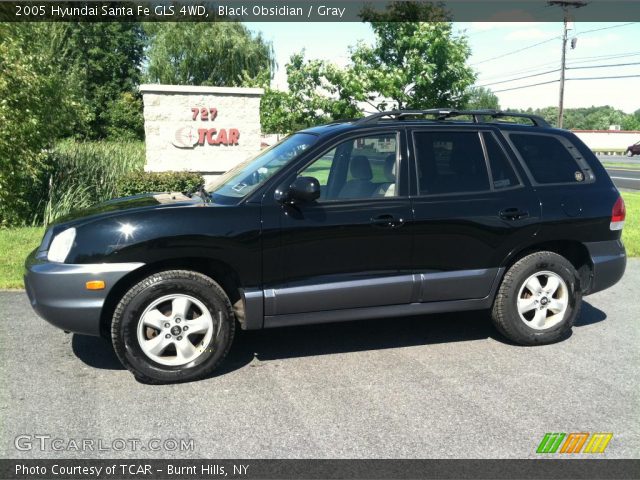 2005 Hyundai Santa Fe GLS 4WD in Black Obsidian