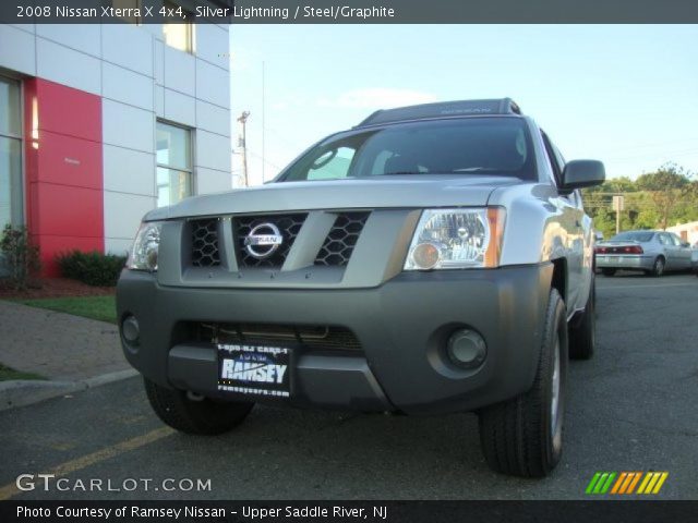 2008 Nissan Xterra X 4x4 in Silver Lightning