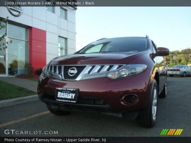 2009 Nissan Murano S AWD in Merlot Metallic