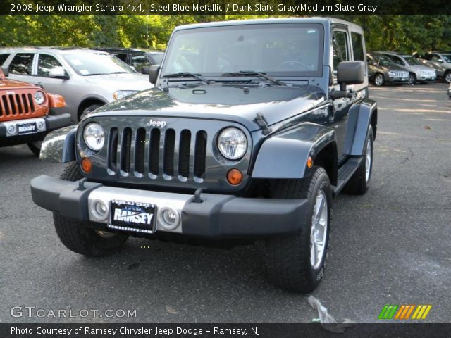 2008 Jeep Wrangler Sahara 4x4 in Steel Blue Metallic