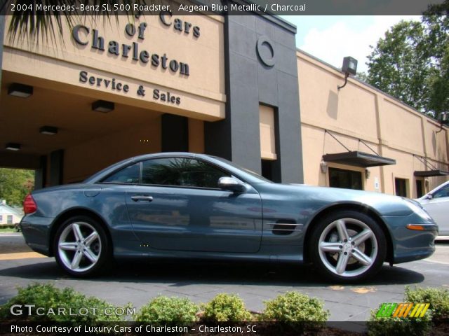 2004 Mercedes-Benz SL 500 Roadster in Aegean Blue Metallic