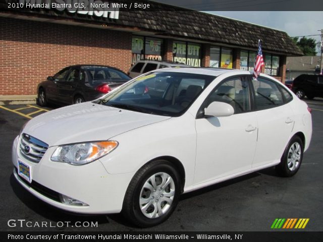 2010 Hyundai Elantra GLS in Nordic White