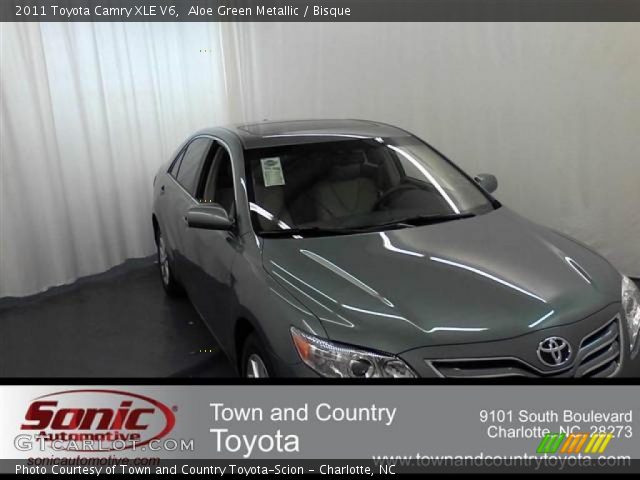 2011 Toyota Camry XLE V6 in Aloe Green Metallic