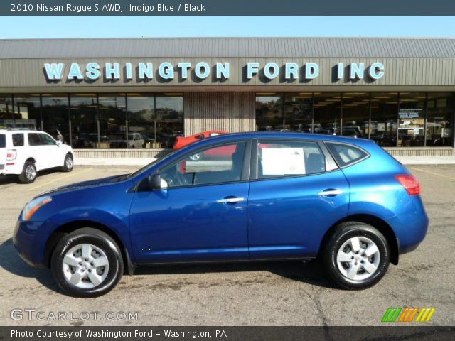 2010 Nissan Rogue S AWD in Indigo Blue