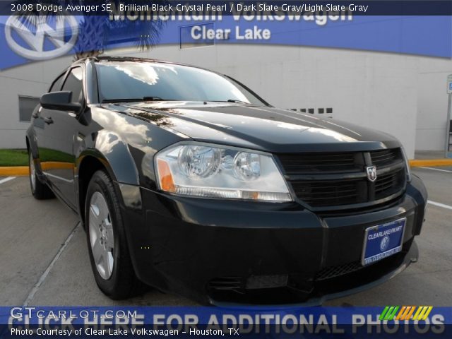 2008 Dodge Avenger SE in Brilliant Black Crystal Pearl