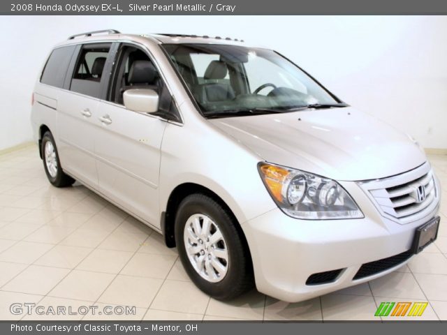 2008 Honda Odyssey EX-L in Silver Pearl Metallic