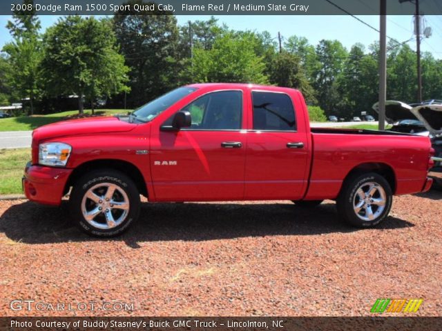 2008 Dodge Ram 1500 Sport Quad Cab in Flame Red