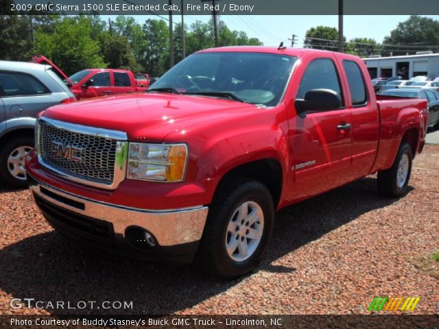 2009 GMC Sierra 1500 SLE Extended Cab in Fire Red