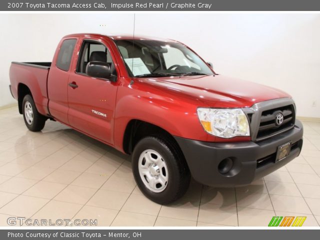 2007 Toyota Tacoma Access Cab in Impulse Red Pearl