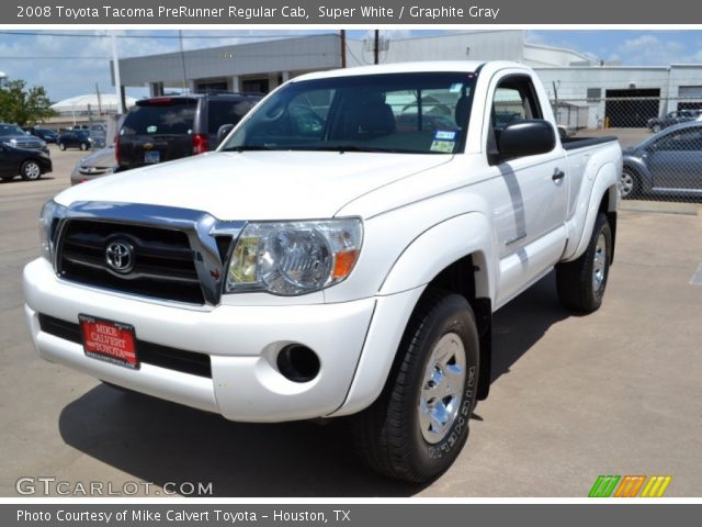 2008 Toyota Tacoma PreRunner Regular Cab in Super White