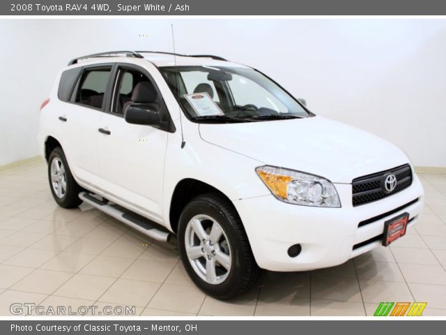 2008 Toyota RAV4 4WD in Super White