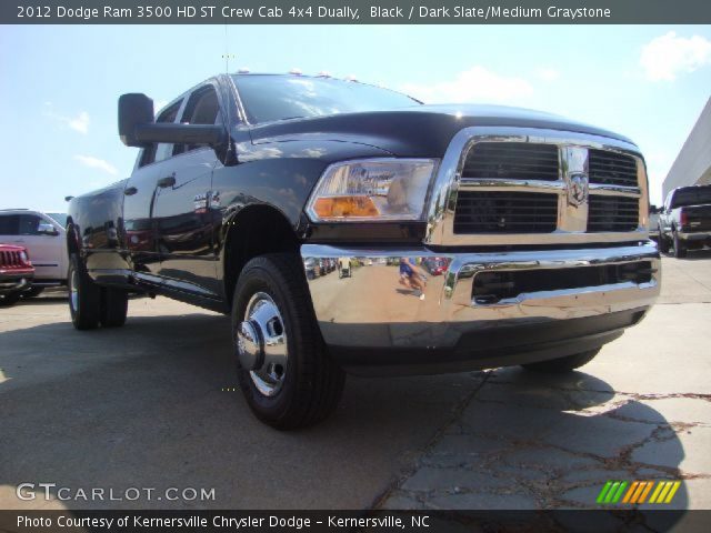2012 Dodge Ram 3500 HD ST Crew Cab 4x4 Dually in Black