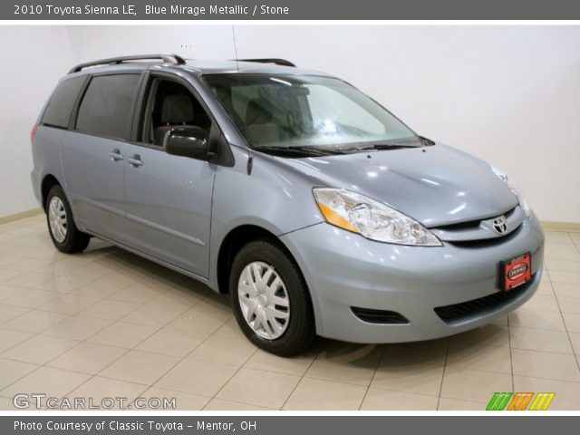 2010 Toyota Sienna LE in Blue Mirage Metallic