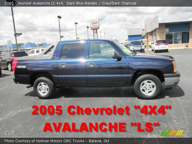 2005 Chevrolet Avalanche LS 4x4 in Dark Blue Metallic
