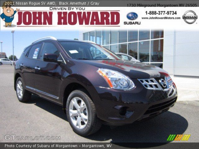 2011 Nissan Rogue SV AWD in Black Amethyst