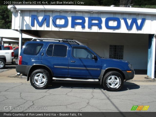 2003 Nissan Xterra XE V6 4x4 in Just Blue Metallic