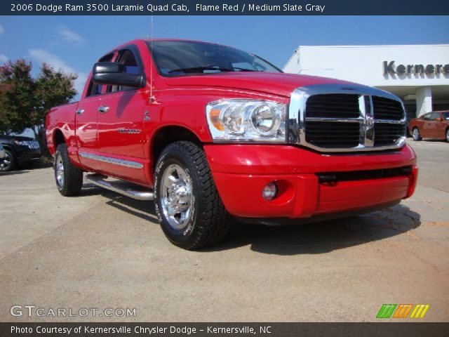 2006 Dodge Ram 3500 Laramie Quad Cab in Flame Red