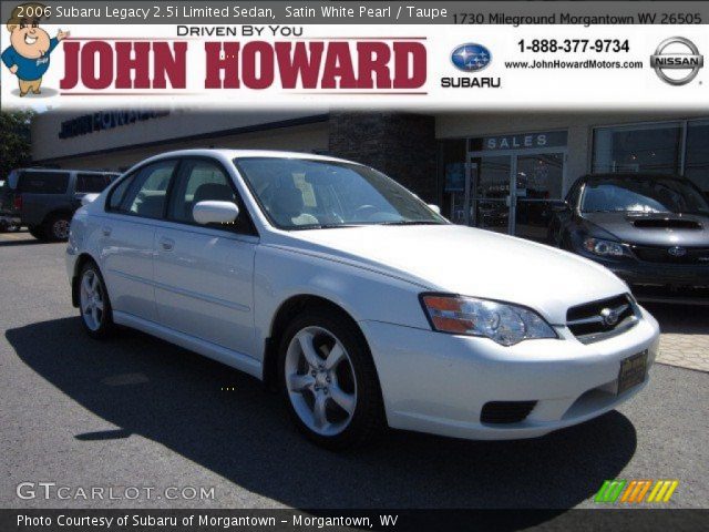 2006 Subaru Legacy 2.5i Limited Sedan in Satin White Pearl