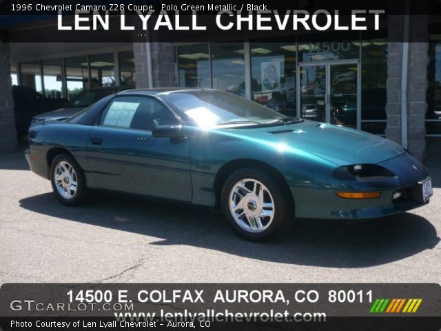 1996 Chevrolet Camaro Z28 Coupe in Polo Green Metallic