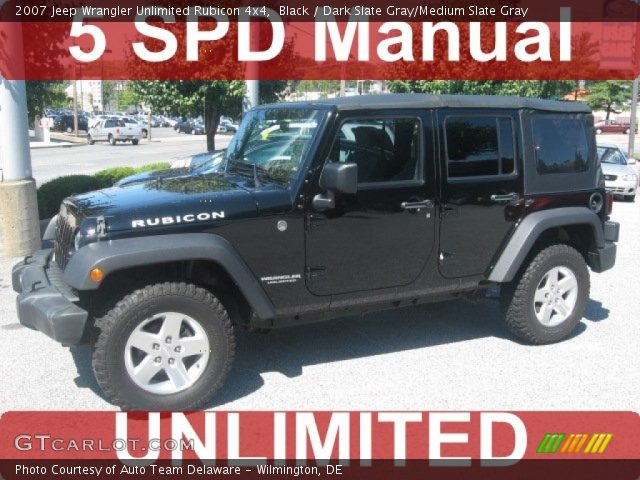 2007 Jeep Wrangler Unlimited Rubicon 4x4 in Black