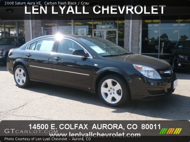 2008 Saturn Aura XE in Carbon Flash Black