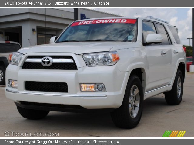 2010 Toyota 4Runner SR5 in Blizzard White Pearl