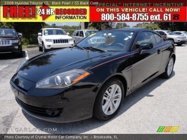 2008 Hyundai Tiburon GS in Black Pearl