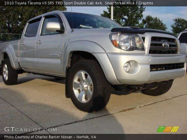 2010 Toyota Tacoma V6 SR5 TRD Sport Double Cab 4x4 in Silver Streak Mica