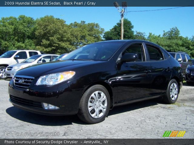 2009 Hyundai Elantra SE Sedan in Black Pearl