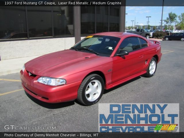 1997 Ford Mustang GT Coupe in Laser Red Metallic