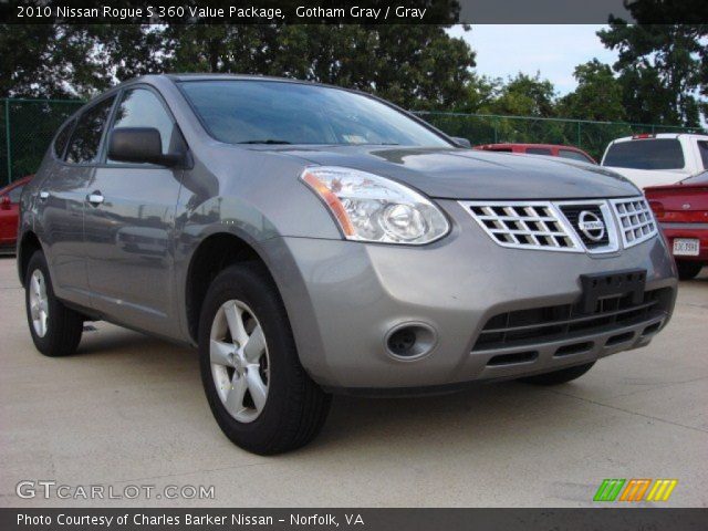 2010 Nissan Rogue S 360 Value Package in Gotham Gray