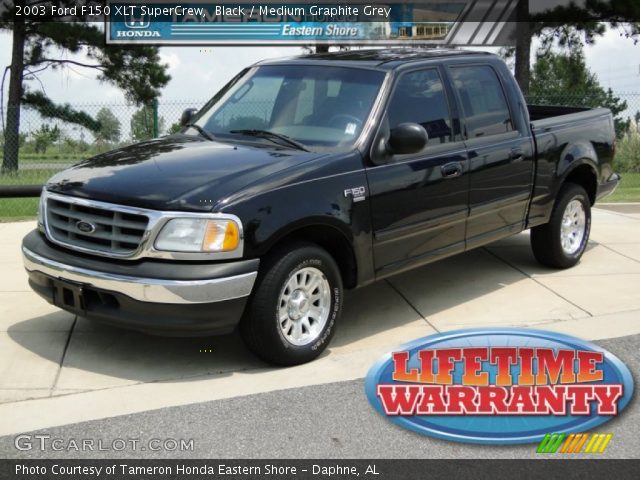 2003 Ford F150 XLT SuperCrew in Black