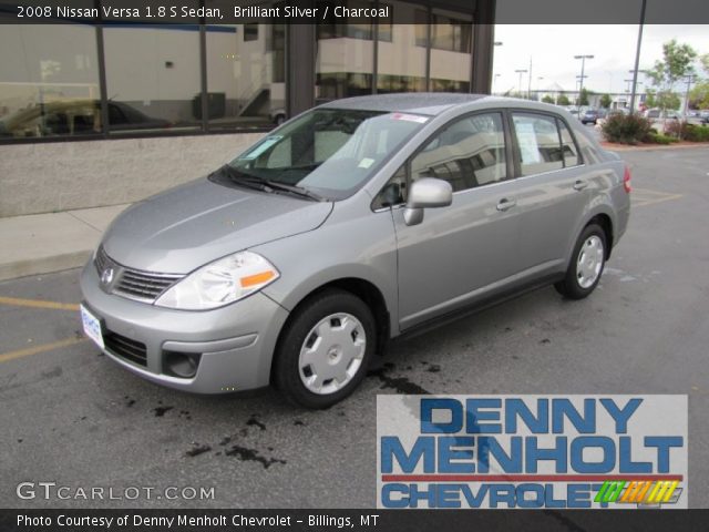 2008 Nissan Versa 1.8 S Sedan in Brilliant Silver