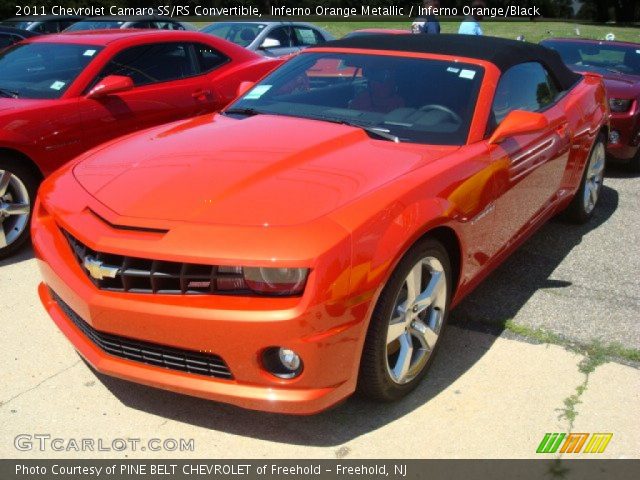 2011 Chevrolet Camaro SS/RS Convertible in Inferno Orange Metallic