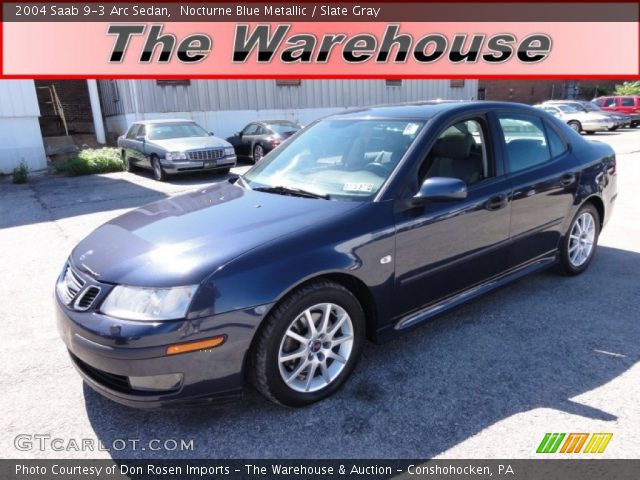 2004 Saab 9-3 Arc Sedan in Nocturne Blue Metallic